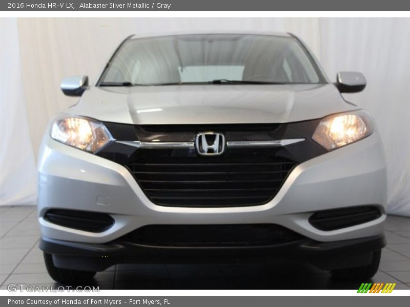 Alabaster Silver Metallic / Gray 2016 Honda HR-V LX