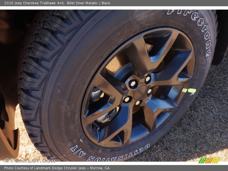 Billet Silver Metallic / Black 2016 Jeep Cherokee Trailhawk 4x4