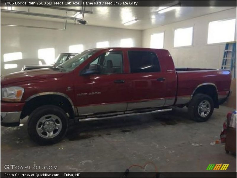 Flame Red / Medium Slate Gray 2006 Dodge Ram 2500 SLT Mega Cab 4x4