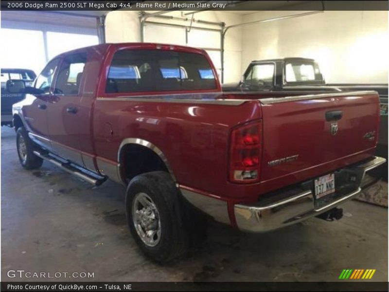 Flame Red / Medium Slate Gray 2006 Dodge Ram 2500 SLT Mega Cab 4x4