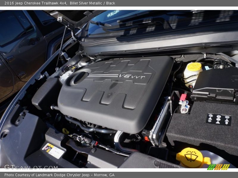 Billet Silver Metallic / Black 2016 Jeep Cherokee Trailhawk 4x4