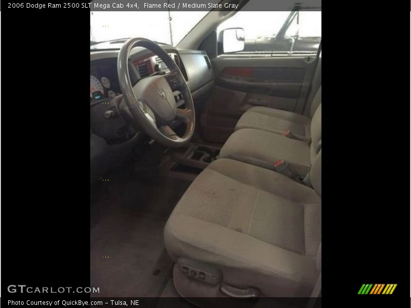 Flame Red / Medium Slate Gray 2006 Dodge Ram 2500 SLT Mega Cab 4x4