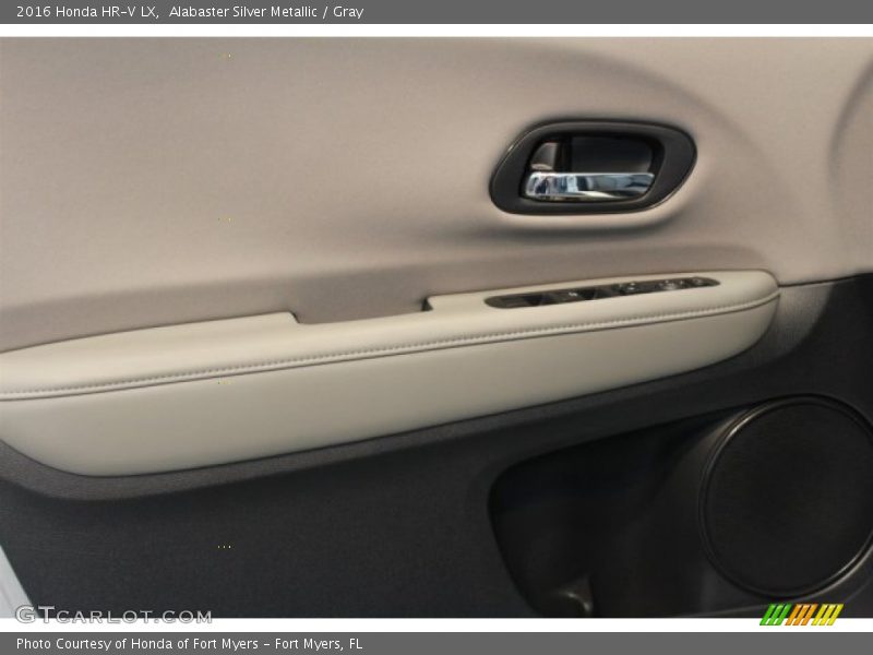 Alabaster Silver Metallic / Gray 2016 Honda HR-V LX