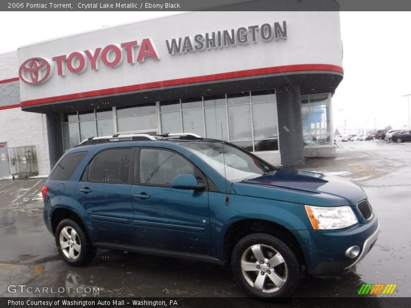Crystal Lake Metallic / Ebony Black 2006 Pontiac Torrent
