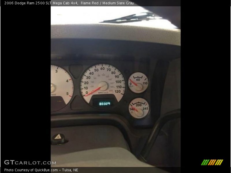 Flame Red / Medium Slate Gray 2006 Dodge Ram 2500 SLT Mega Cab 4x4