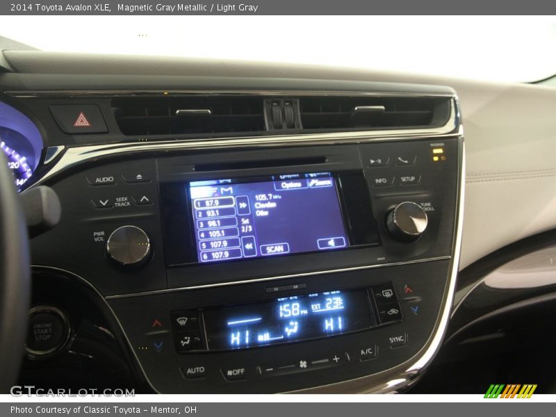 Magnetic Gray Metallic / Light Gray 2014 Toyota Avalon XLE