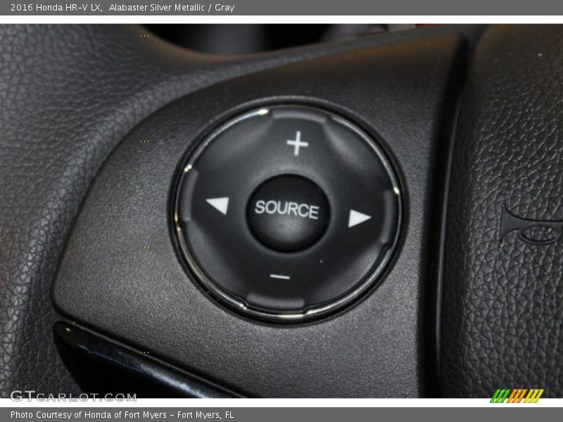 Alabaster Silver Metallic / Gray 2016 Honda HR-V LX