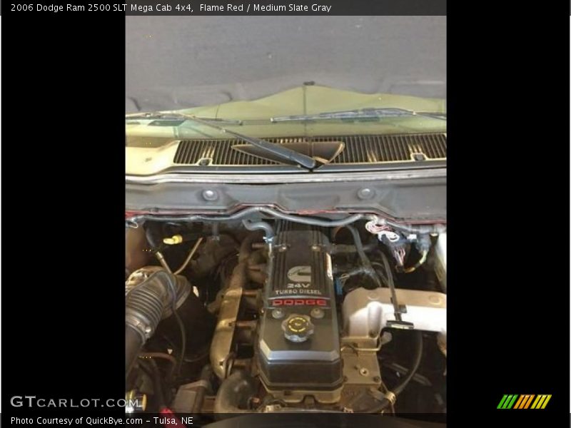Flame Red / Medium Slate Gray 2006 Dodge Ram 2500 SLT Mega Cab 4x4