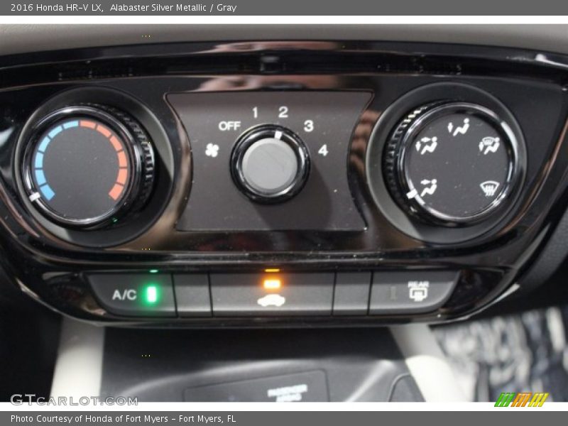 Alabaster Silver Metallic / Gray 2016 Honda HR-V LX