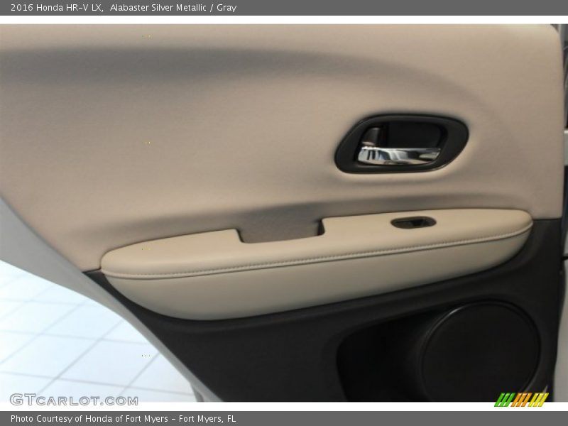 Alabaster Silver Metallic / Gray 2016 Honda HR-V LX