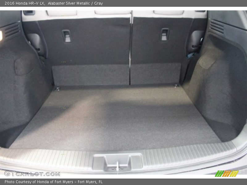 Alabaster Silver Metallic / Gray 2016 Honda HR-V LX