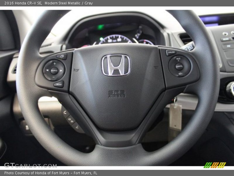 Modern Steel Metallic / Gray 2016 Honda CR-V SE