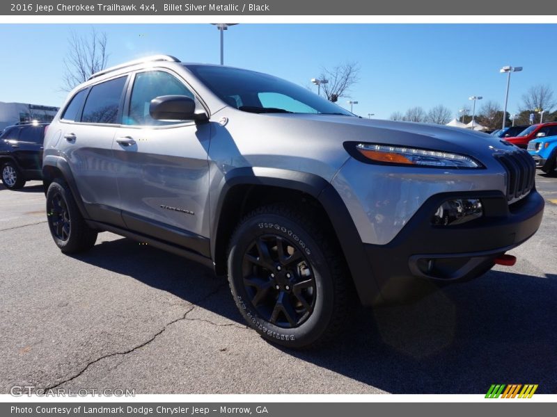 Billet Silver Metallic / Black 2016 Jeep Cherokee Trailhawk 4x4