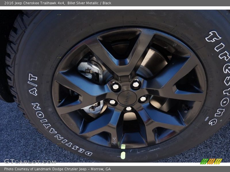 Billet Silver Metallic / Black 2016 Jeep Cherokee Trailhawk 4x4