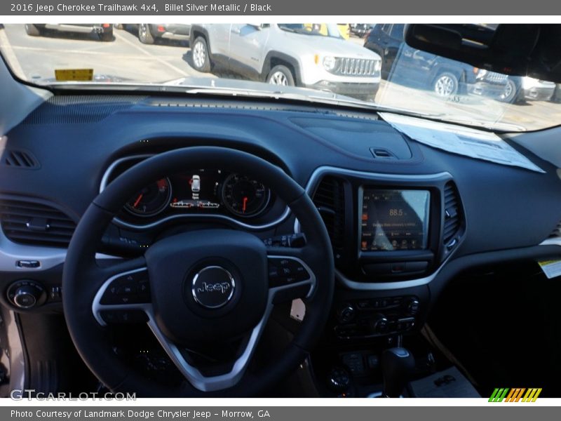 Billet Silver Metallic / Black 2016 Jeep Cherokee Trailhawk 4x4