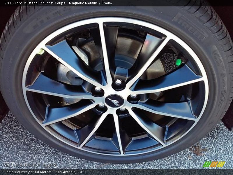 Magnetic Metallic / Ebony 2016 Ford Mustang EcoBoost Coupe