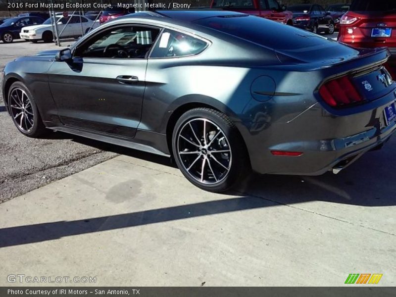 Magnetic Metallic / Ebony 2016 Ford Mustang EcoBoost Coupe