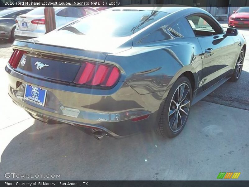 Magnetic Metallic / Ebony 2016 Ford Mustang EcoBoost Coupe