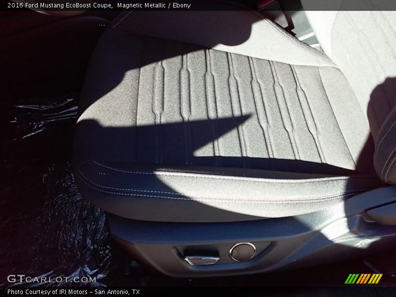 Magnetic Metallic / Ebony 2016 Ford Mustang EcoBoost Coupe
