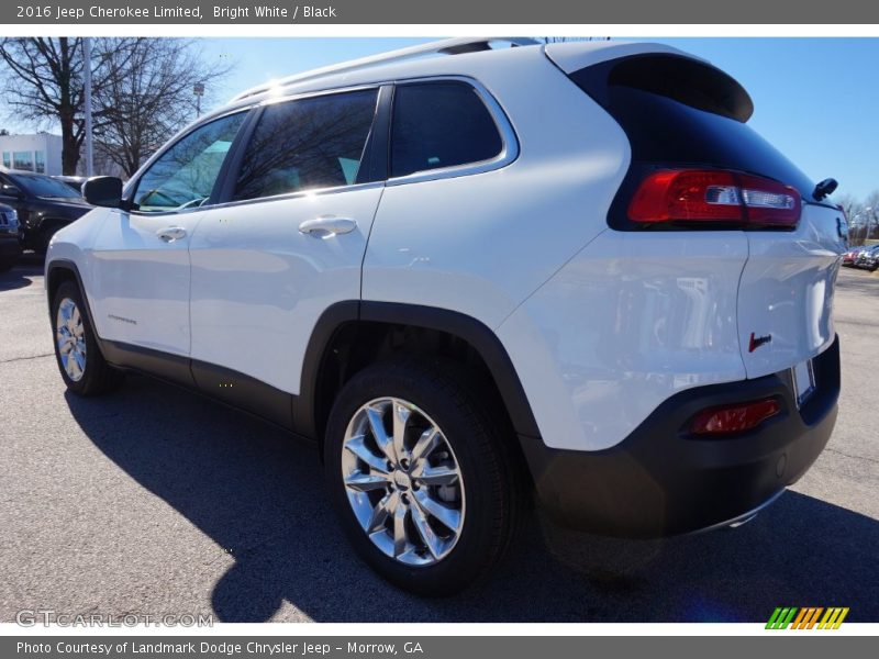 Bright White / Black 2016 Jeep Cherokee Limited