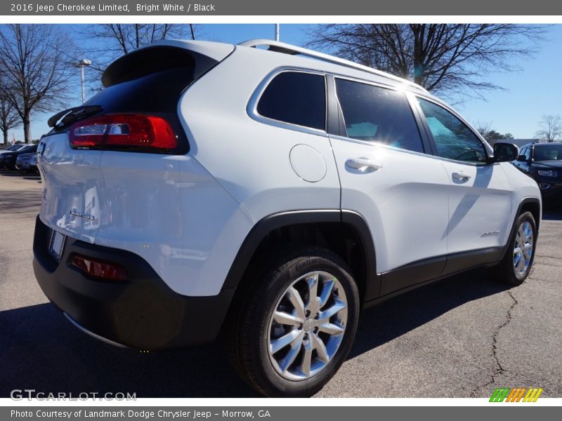 Bright White / Black 2016 Jeep Cherokee Limited