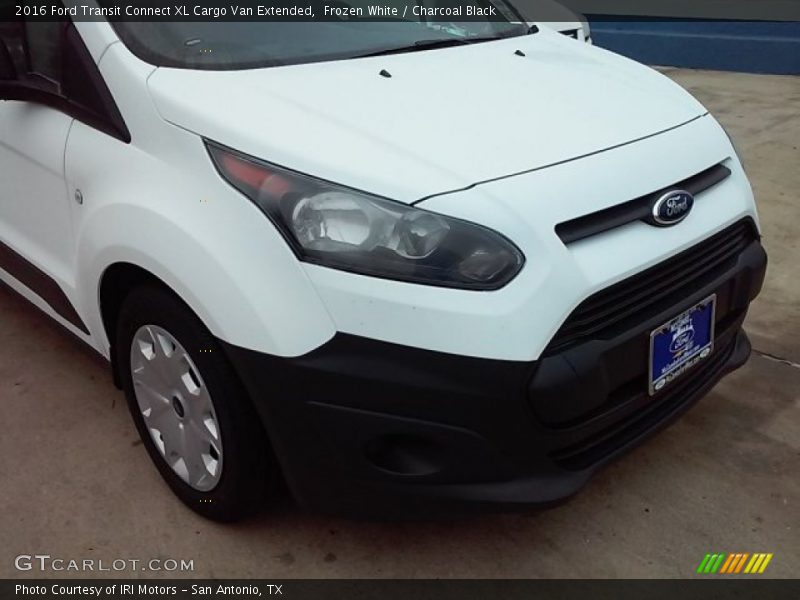 Frozen White / Charcoal Black 2016 Ford Transit Connect XL Cargo Van Extended