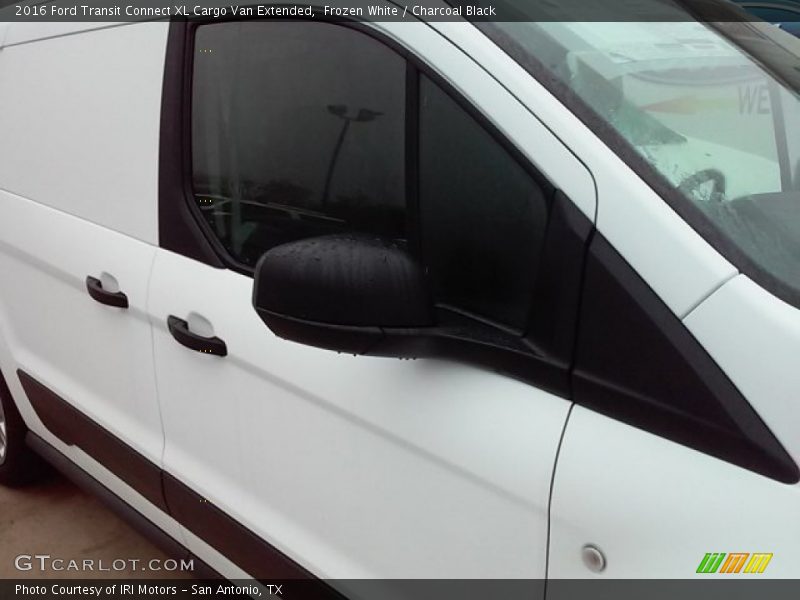 Frozen White / Charcoal Black 2016 Ford Transit Connect XL Cargo Van Extended