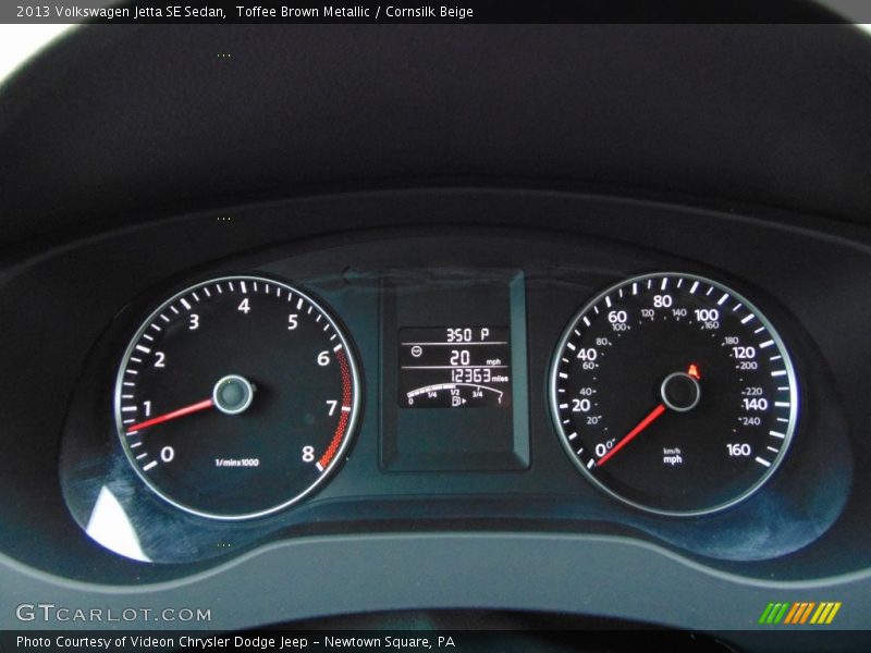 Toffee Brown Metallic / Cornsilk Beige 2013 Volkswagen Jetta SE Sedan