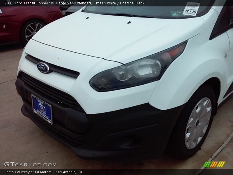 Frozen White / Charcoal Black 2016 Ford Transit Connect XL Cargo Van Extended