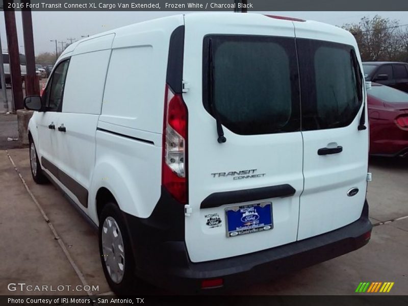 Frozen White / Charcoal Black 2016 Ford Transit Connect XL Cargo Van Extended