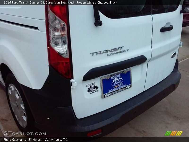 Frozen White / Charcoal Black 2016 Ford Transit Connect XL Cargo Van Extended