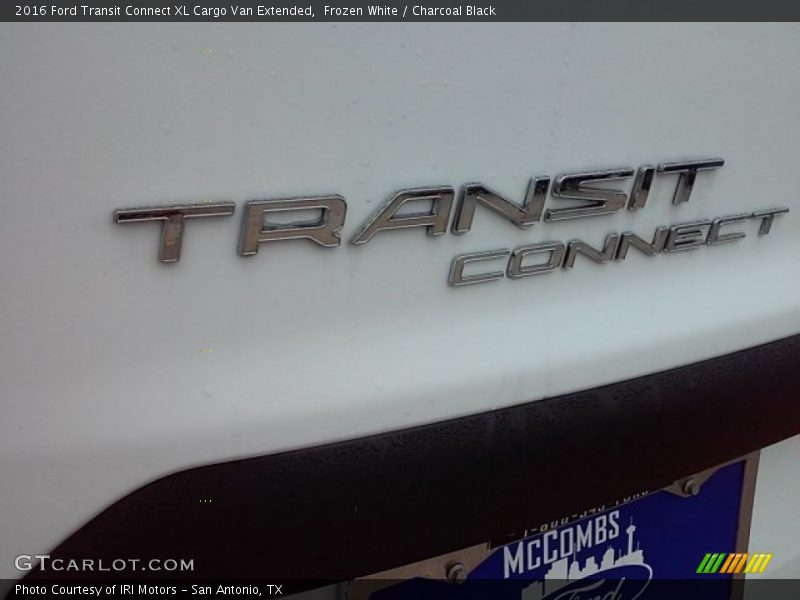 Frozen White / Charcoal Black 2016 Ford Transit Connect XL Cargo Van Extended