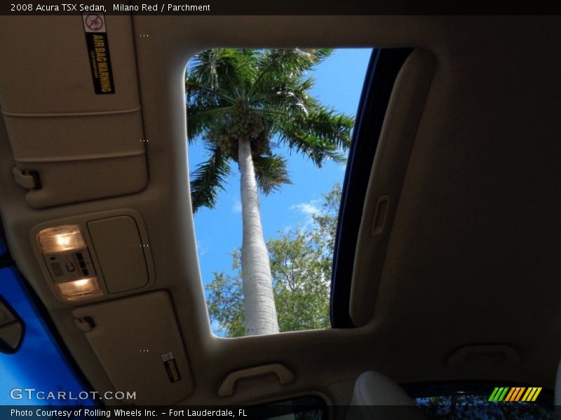 Milano Red / Parchment 2008 Acura TSX Sedan