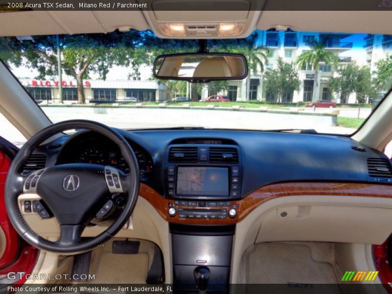 Milano Red / Parchment 2008 Acura TSX Sedan
