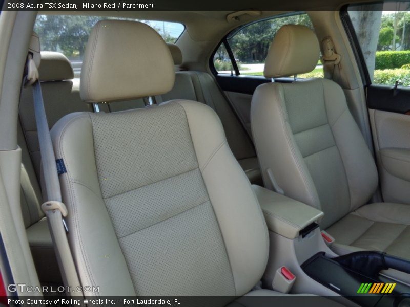 Milano Red / Parchment 2008 Acura TSX Sedan