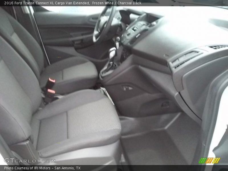 Frozen White / Charcoal Black 2016 Ford Transit Connect XL Cargo Van Extended