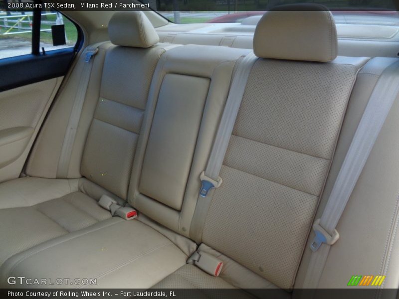 Milano Red / Parchment 2008 Acura TSX Sedan