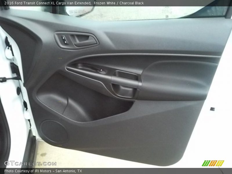 Frozen White / Charcoal Black 2016 Ford Transit Connect XL Cargo Van Extended