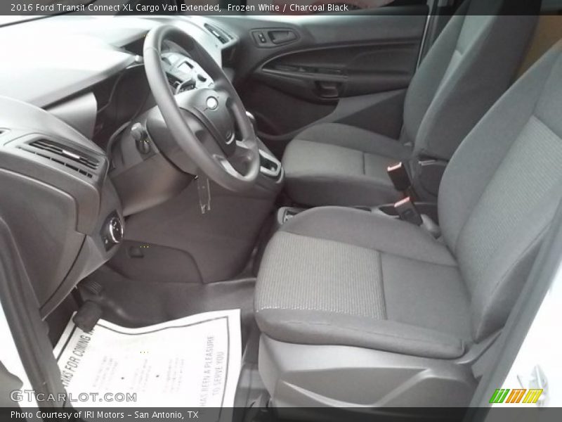 Frozen White / Charcoal Black 2016 Ford Transit Connect XL Cargo Van Extended