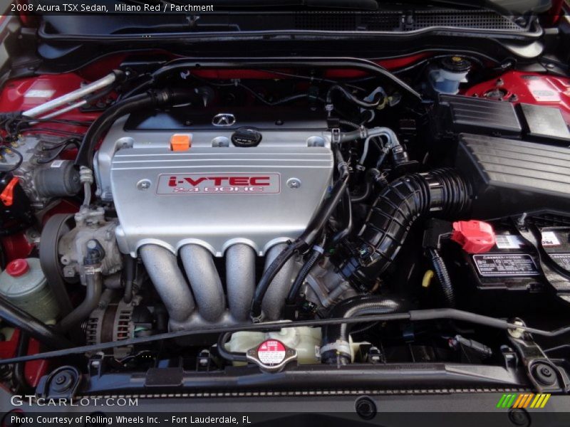 Milano Red / Parchment 2008 Acura TSX Sedan