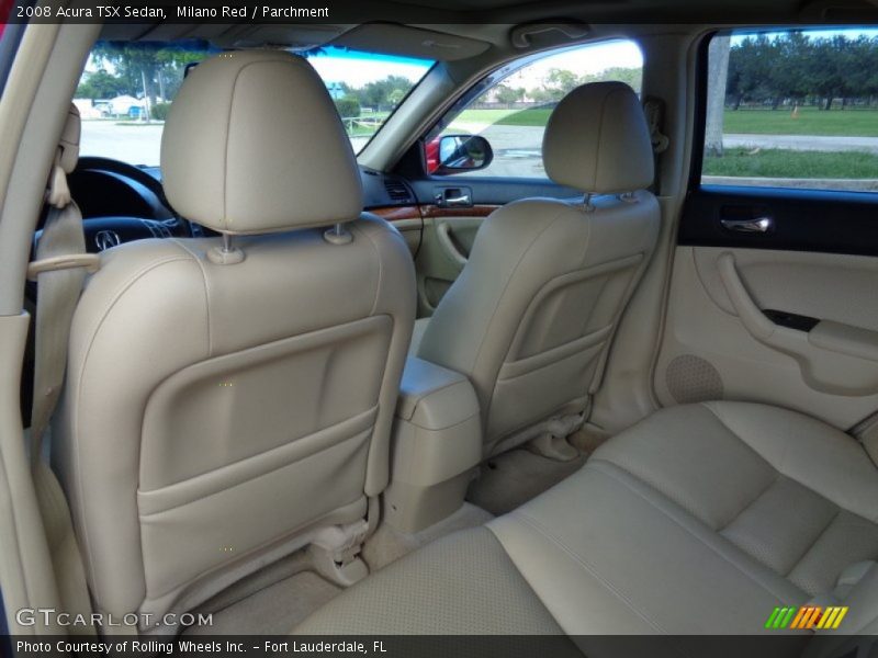 Milano Red / Parchment 2008 Acura TSX Sedan
