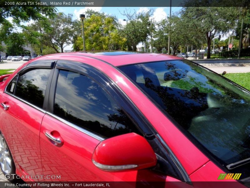 Milano Red / Parchment 2008 Acura TSX Sedan