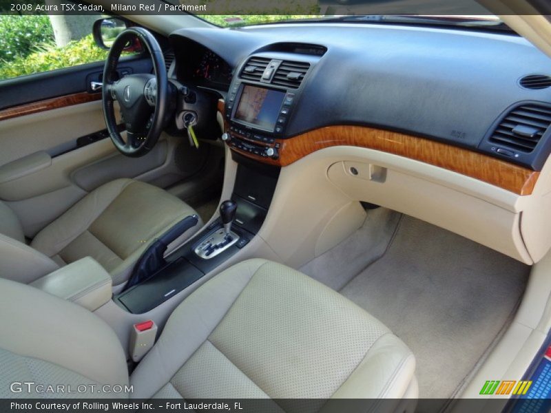 Milano Red / Parchment 2008 Acura TSX Sedan