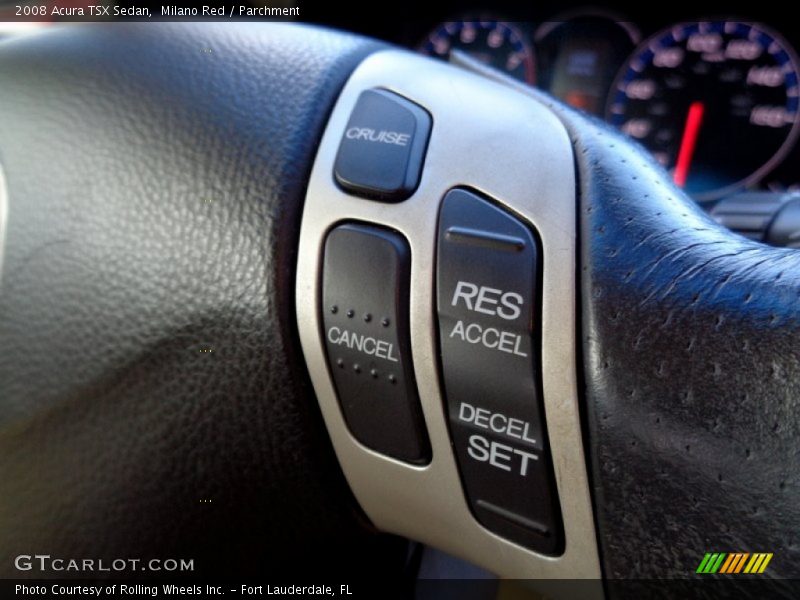 Milano Red / Parchment 2008 Acura TSX Sedan