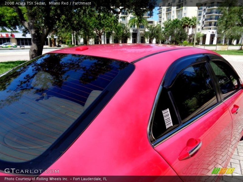 Milano Red / Parchment 2008 Acura TSX Sedan