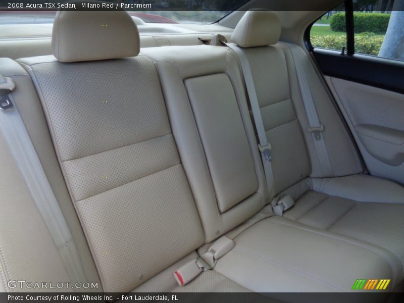 Milano Red / Parchment 2008 Acura TSX Sedan