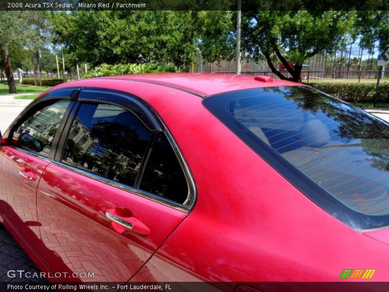 Milano Red / Parchment 2008 Acura TSX Sedan