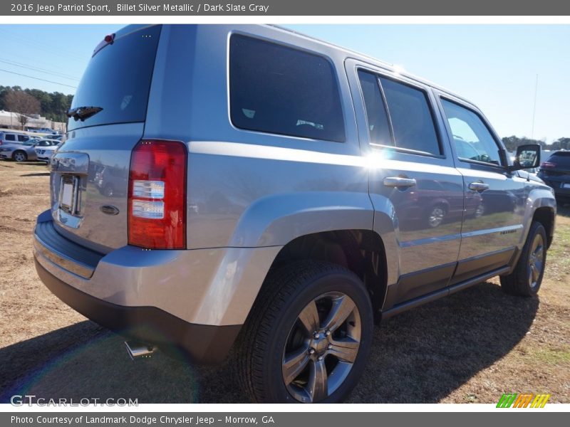 Billet Silver Metallic / Dark Slate Gray 2016 Jeep Patriot Sport