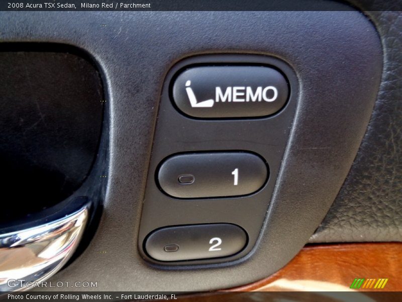Milano Red / Parchment 2008 Acura TSX Sedan