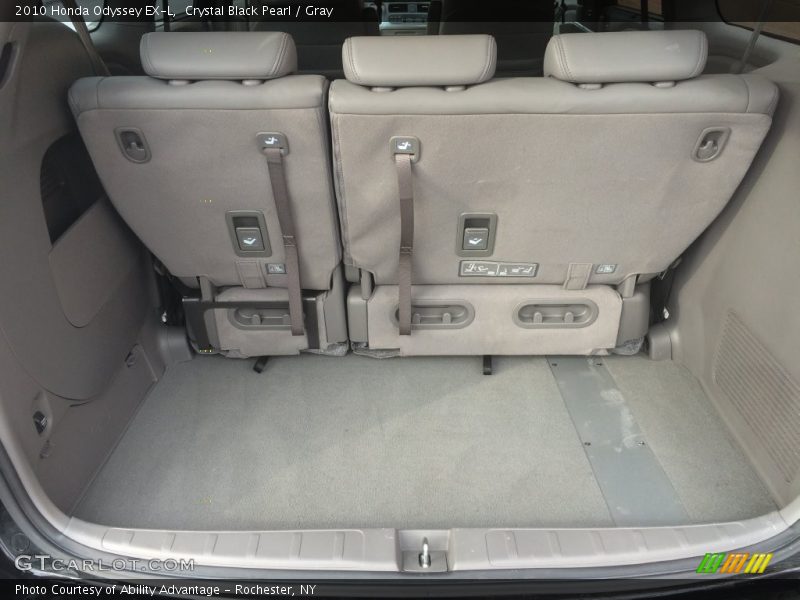 Crystal Black Pearl / Gray 2010 Honda Odyssey EX-L